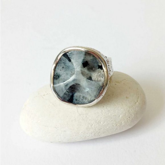 SILPADA FELDSPAR RING SZ 8 - Picture 3 of 4